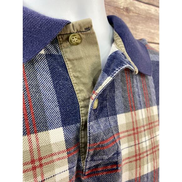 VINTAGE RARE DISNEY STORE POLO SHIRT MENS SIZE XL PLAID MICKEY MOUSE POLO - Picture 8 of 9